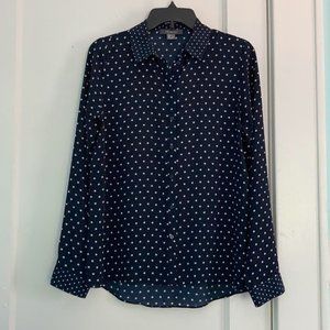 Primark Navy Polka Dot Blouse